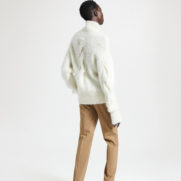 Theory Boucle Cable Turtleneck size L NWT - Picture 2 of 8